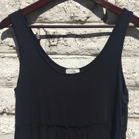🌟Host Pick🌟 Witchery Sleeveless Black Maxi Dress NWOT Size L - Picture 10 of 16